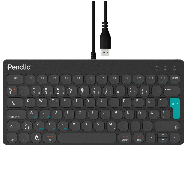 Penclic Mini Keyboard C3 corded Se/Fi - Black