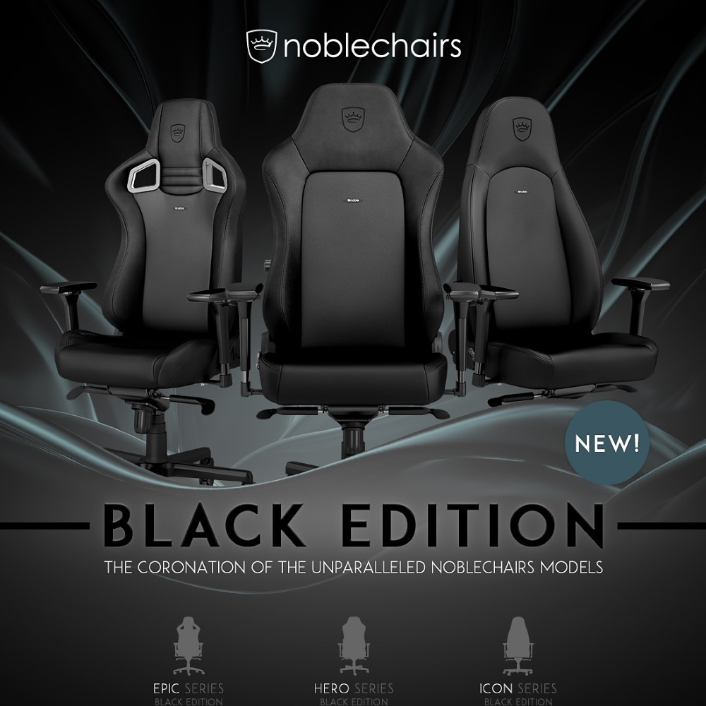 noblechairs - HERO Black Edition - The best just got even better!